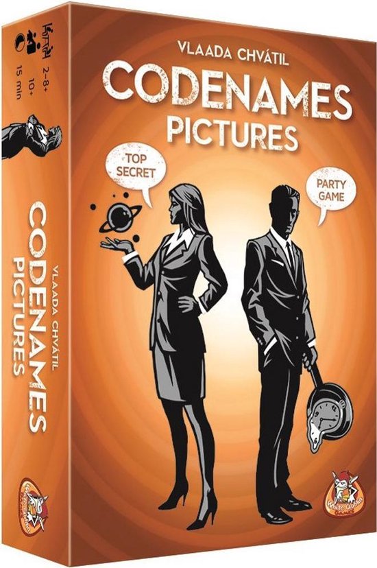 Gezelschapsspel: Codenames Pictures, uitgegeven door White Goblin Games