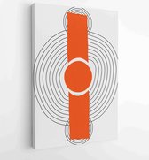 Canvas schilderij - Hand painted illustrations wall arts vector. Surface pattern design. 1 -    – 1857705466 - 80*60 Vertical