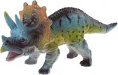 dinosaurus Animal World Triceratops 14 cm blauw