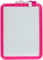 magneetbord junior 30 x 21,5 x 1,5 cm roze