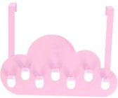 deurhanger wolk 30 x 23 cm staal roze