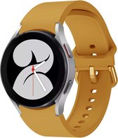 Samsung Galaxy Watch 4 - Silicone Bandje - Kleurrijke Gesp - Oranje - 20mm