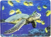 puzzel zeeschildpad junior 12 x 9 cm karton 15-delig