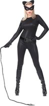 Widmann - Batgirl & Batwoman & Catwoman Kostuum - Super Strak Kattenpak - Vrouw - zwart - Large - Carnavalskleding - Verkleedkleding