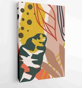 Canvas schilderij - Hand painted illustrations wall arts vector. Surface pattern design 3  -    – 1857070789 - 115*75 Vertical