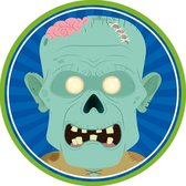 20x Halloween onderzetters zombie