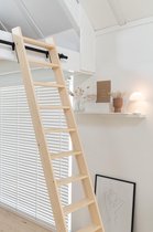 Boomstam wandplank nature geolied - 60x20x40