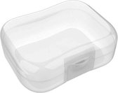 broodtrommel junior 16,5 x 13 cm transparant