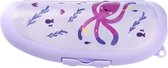 banaanbox Octopus junior 22 x 9 cm polypropyleen paars