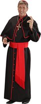 Widmann - Religie Kostuum - Kardinaal Luxe St Pieter Kostuum Man - Rood, Zwart - Small - Carnavalskleding - Verkleedkleding