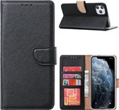 iPhone 13 hoesje bookcase zwart - iPhone 13 hoesje - wallet portemonnee book case