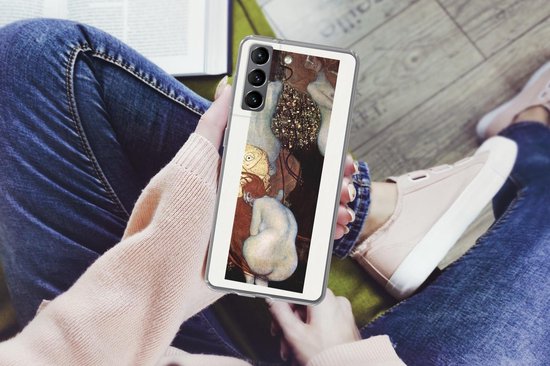 Coque Samsung Galaxy S21 - Poisson rouge - Gustav Klimt - Coque de téléphone en Siliconen