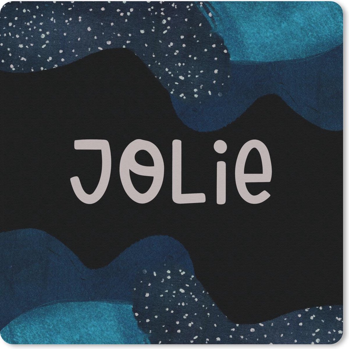 Muismat 20x20 cm - Mousepad Jolie - Pastel - Meisje - Muismatten