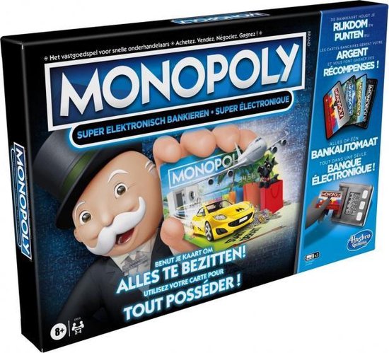 Afbeelding van het spel Monopoly Super Elektronisch Bankieren Belgische Editie