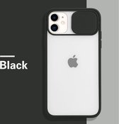 Mercury Goospery - Telefoonhoesje geschikt voor iPhone 13 Mini - Camera Slide Case - Back Cover - Zwart