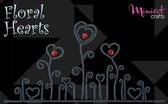 Mini Art Crafts Applicatie Floral Hearts