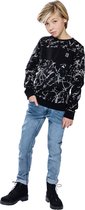 Indian Blue jongens sweater AOP Black