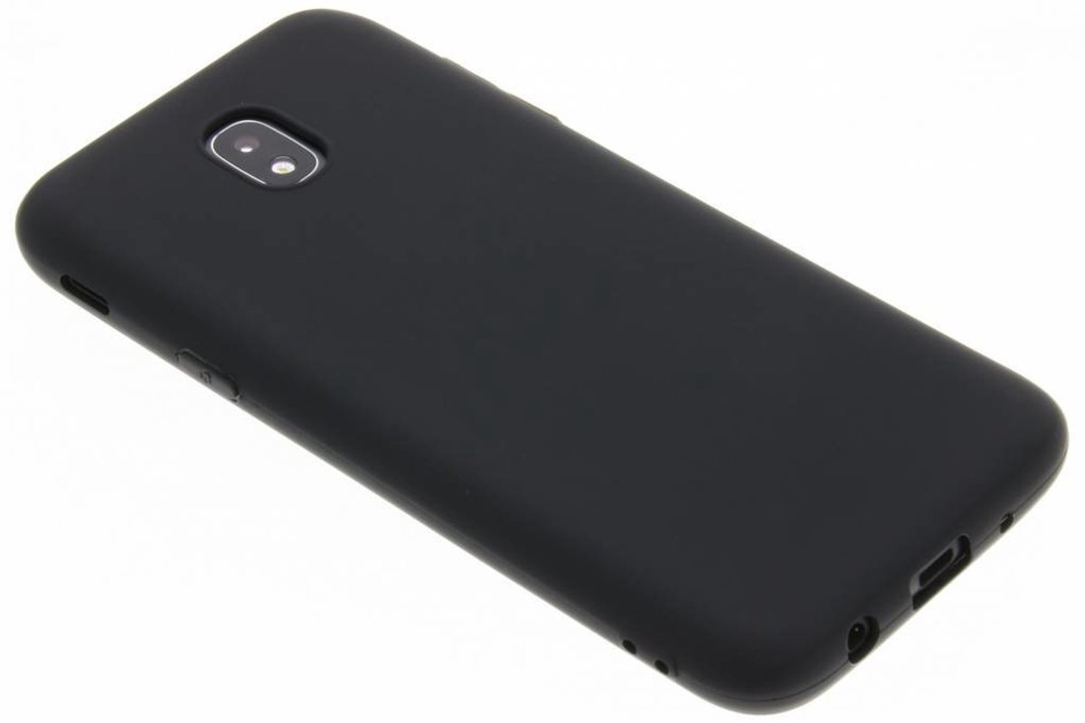 Hoesje Siliconen Geschikt voor Samsung Galaxy J5 (2017) - Color Backcover - Zwart