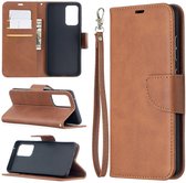 Etui pour Samsung Galaxy A52, MobyDefend portefeuille avec cordon, Marron - Etui pour téléphone portable / Etui pour téléphone Compatible avec: Samsung Galaxy A52; Samsung Galaxy A52 5G