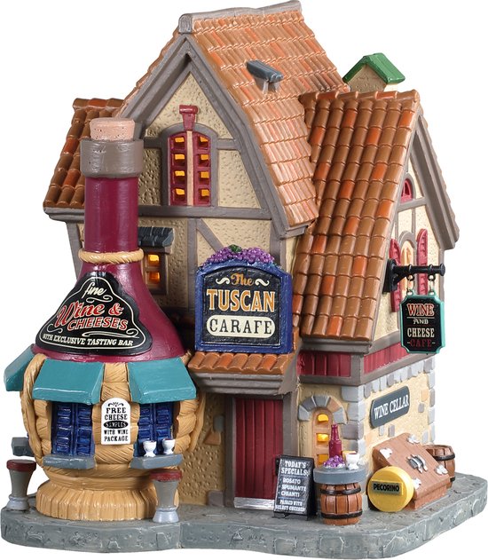 Lemax - The Tuscan Carafe- B/o Led - Kersthuisjes & Kerstdorpen