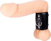 NMC - Kunstleder ball stretcher met drukknopen en D-ring 6,5 cm