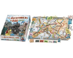 Ticket to Ride Europe – Franstalig Bordspel – voor 2-5 Spelers vanaf 8 Jaar – 30 tot 60 minuten Speelduur
