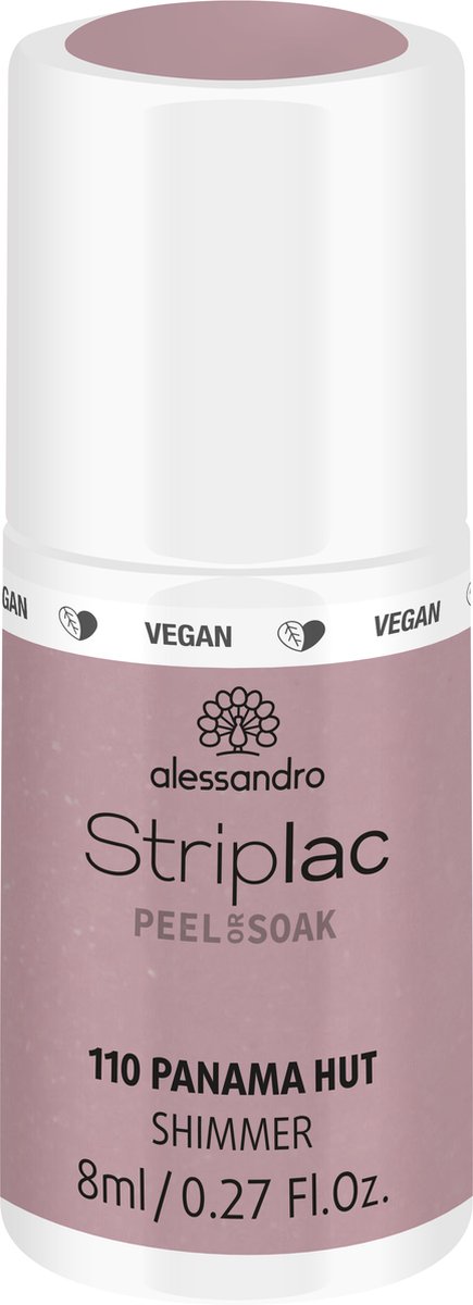 Goedkoopste Alessandro Striplac Peel or Soak - Gellak - 110 Panama Hut - 8 ml