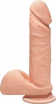 The D - Perfect D with Balls - 7 Inch - Vanilla - Realistic Dildos