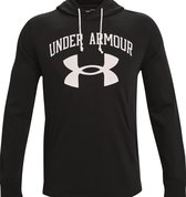 Under Armour Rival Terry Big Logo heren sportsweater zwart