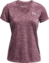 Under Armour Twist Tech dames sportshirt paars