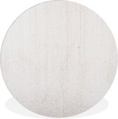 WallCircle - Wandcirkel ⌀ 150 - Beton - Muur - Wit - Ronde schilderijen woonkamer - Wandbord rond - Muurdecoratie cirkel - Kamer decoratie binnen - Wanddecoratie muurcirkel - Woonaccessoires