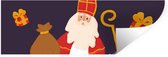 Muurstickers - Sticker Folie - Sinterklaas - Decoratie - Sint - Kinderen - Jongens - Meisjes - Kind - 90x30 cm - Plakfolie - Muurstickers Kinderkamer - Zelfklevend Behang