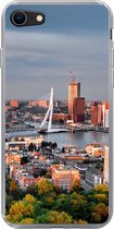 Geschikt voor iPhone 7 hoesje - Rotterdam - Skyline - Boom - Siliconen Telefoonhoesje