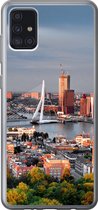 Geschikt voor Samsung Galaxy A52 5G hoesje - Rotterdam - Skyline - Boom - Siliconen Telefoonhoesje