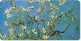Bureau onderlegger - Muismat - Bureau mat - Amandelbloesem - Vincent van Gogh - 80x40 cm