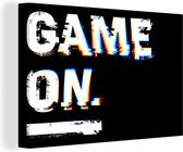 Jeu de Peinture sur Toile - Citations - Gamer - 90x60 cm - Décoration murale