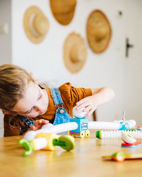 SmartMax Roboflex Plus - Magnetische Robots Bouwen - 20-Delige Bouwset met Flexibele Staven - Educatief Speelgoed voor Kleuters - Vanaf 3 Jaar