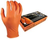 M-Safe 246OR Nitril Grippaz handschoen- oranje - maat 10/XL - doos 50 stuks