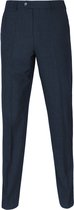 Suitable - Pantalon Picador Wolmix Donkerblauw - Modern-fit - Pantalon Heren maat 48