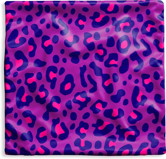 50x50 cm - Paars - Roze - Katoen / Polyester - Voor Binnen |
