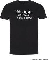 T-shirt | Halloween | I want to play - L, Heren