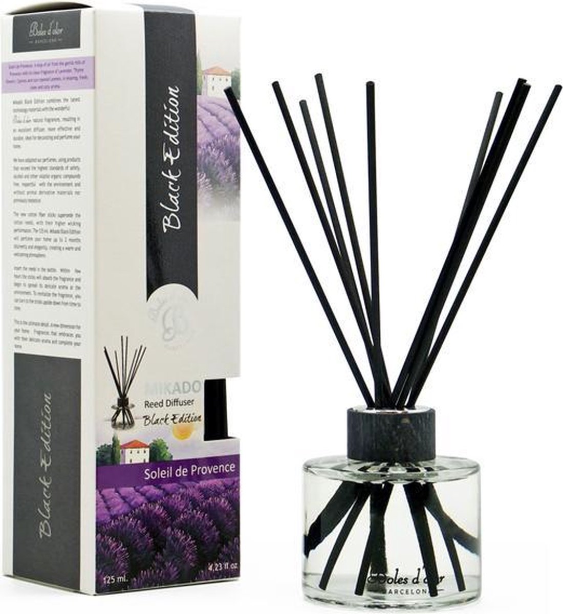 Geurstokjes - Soleil de Provence - Boles d'olor Black Edition