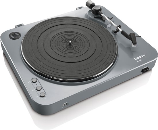 Lenco L-85 Platenspeler met USB - Grijs — afbeelding 2