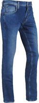 Mustang - Heren Jeans - Lengte 32 - Slimfit - Stretch - Washington - Blauw