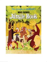 Pyramid The Jungle Book Jumpin Kunstdruk 60x80cm Poster - 60x80cm