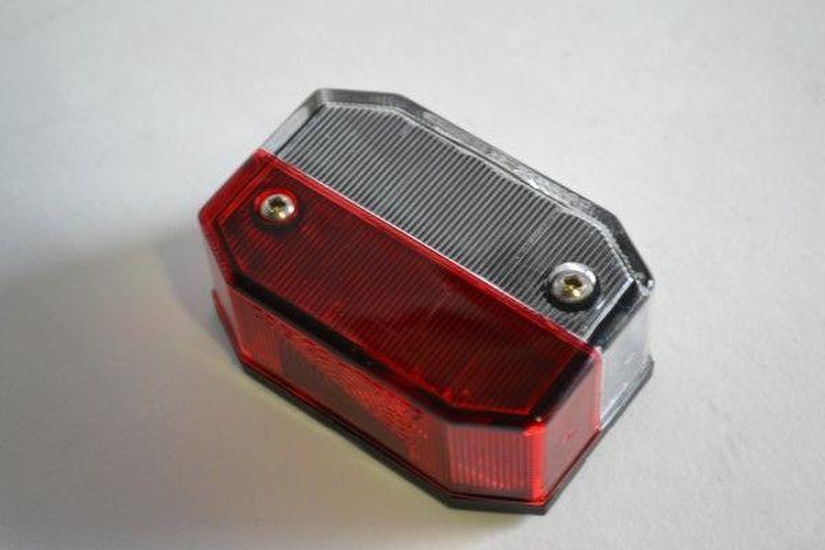 Aspock flexipoint breedtelicht rood-wit
