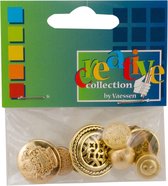 Vaessen Creative Buttons assortiment - gold