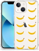 Hippe Hoesjes geschikt voor iPhone 13 mini Smartphone hoesje met doorzichtige rand Banana