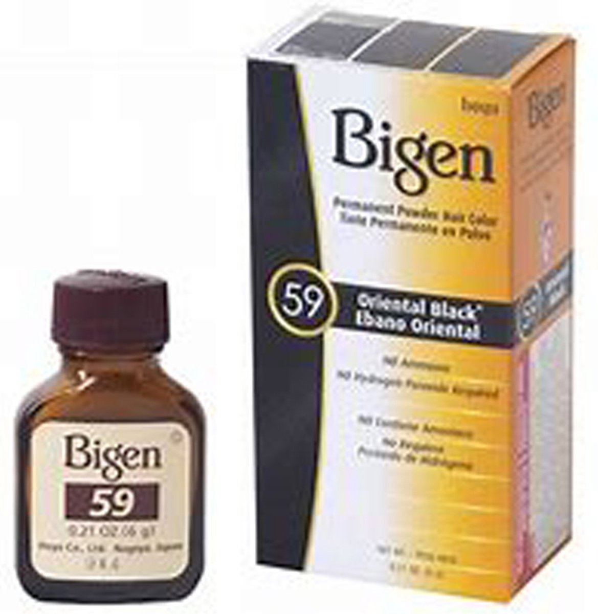 Bigen permanent powder hair color