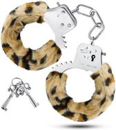 Temptasia - Pluche Verstelbare Handboeien - Luipaard - BDSM - Boeien - BDSM - Boeien